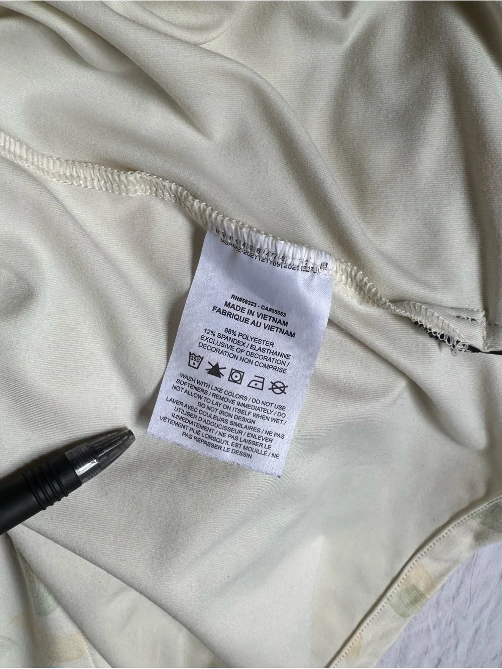 Nike Men's Light Green and Cream Patterned Polo